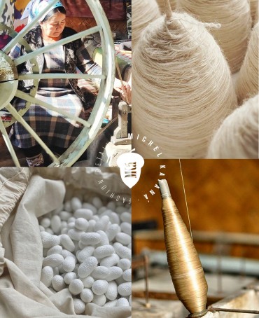 Шелковый (Бахмаль) тоут Petit (S) SALTARE VITAE! (Танец жизни) SALTARE VITAE!/S